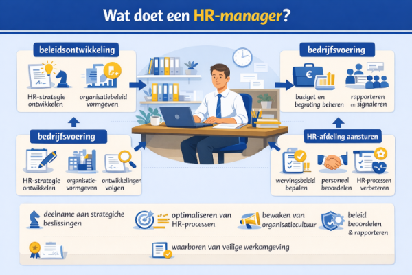 Alles over het beroep HR-manager Wat doet een HR-manager